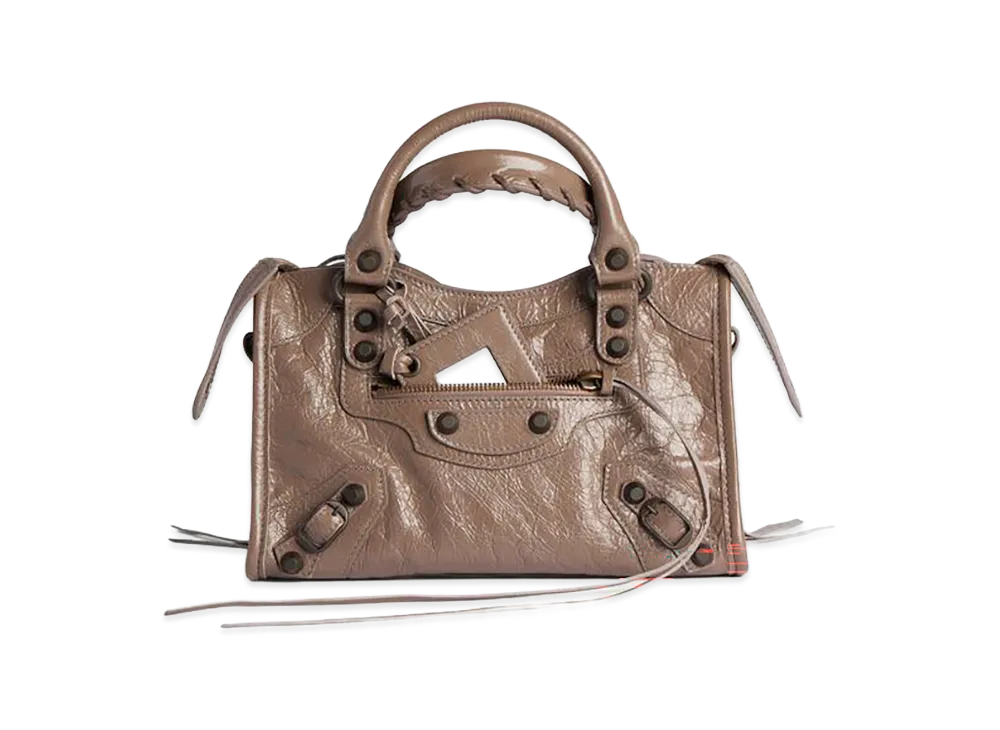 BALENCIAGA Women's Le City Bag Mini "Dark Noir"