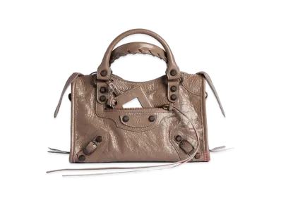 BALENCIAGA Women's Le City Bag Mini "Dark Noir"