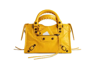 BALENCIAGA Women's Le City Bag Mini "Marge Yellow"
