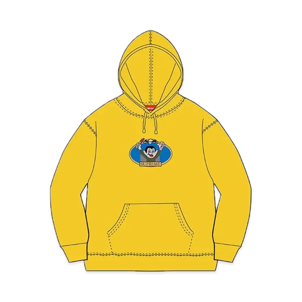Supreme Vampire Boy Hooded Sweatshirt "Yellow"