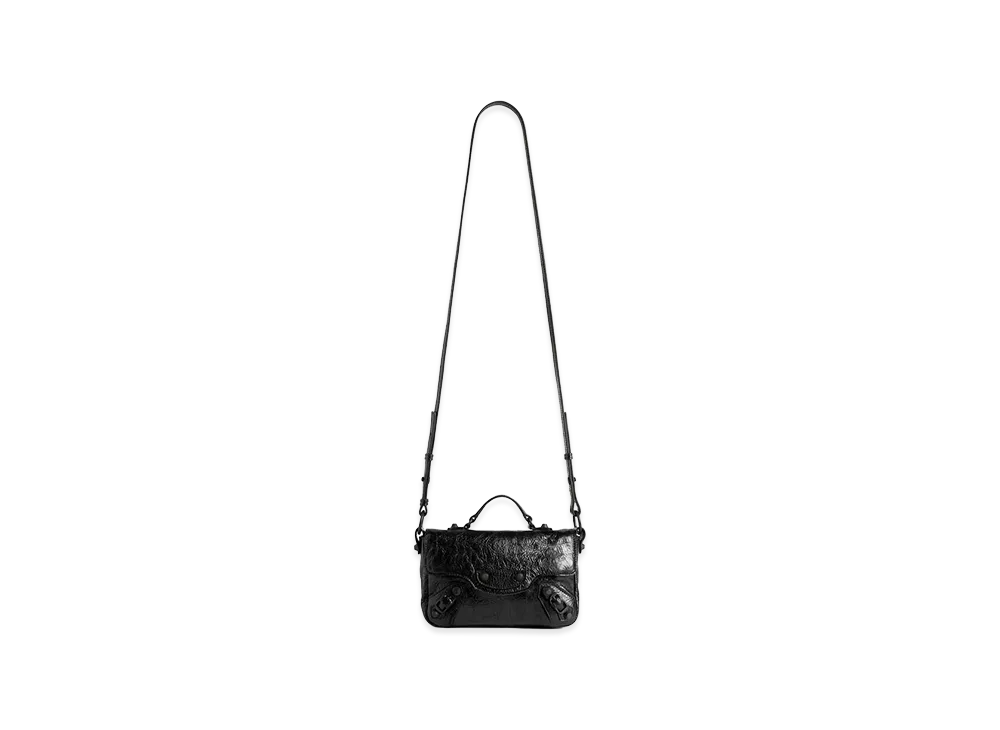 BALENCIAGA Women's Le City Flap Bag Nano "Black"