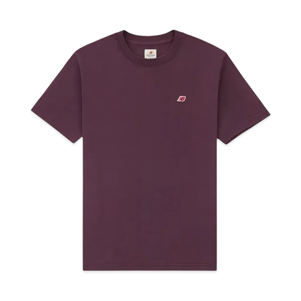 New Balance Made In Usa Core T-Shirt "Plum Brown"