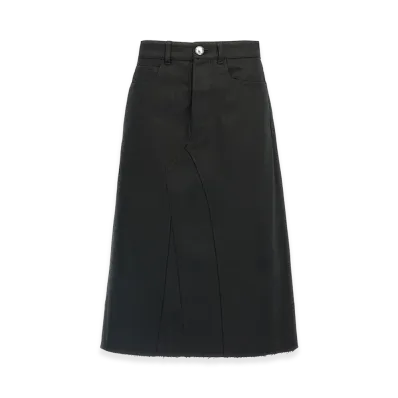 Jil Sander Women's Midi Skirt "Black"