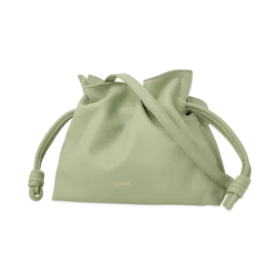 LOEWE Flamenco Clutch Mini "Light Pear"