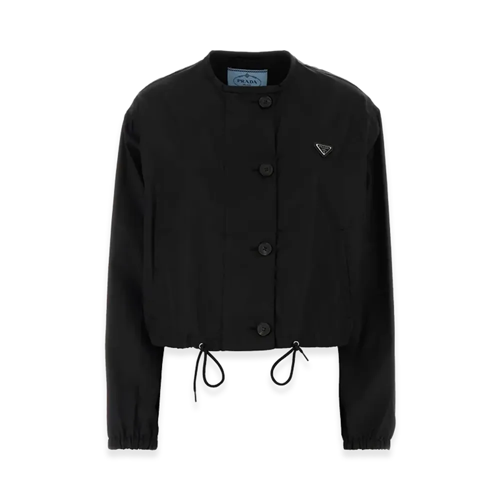 PRADA Women's Re-Nylon Windbreaker "Black"