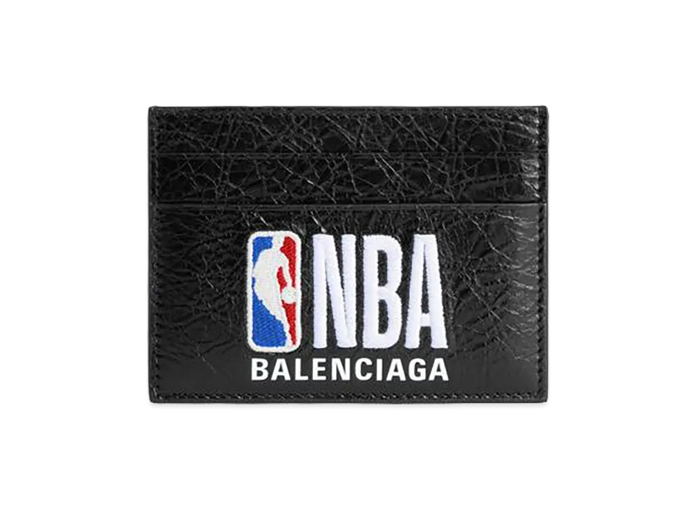 BALENCIAGA x NBA Collaboration Cash Card Holder "Black"