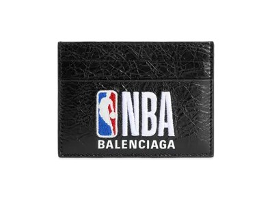 BALENCIAGA x NBA Collaboration Cash Card Holder "Black"