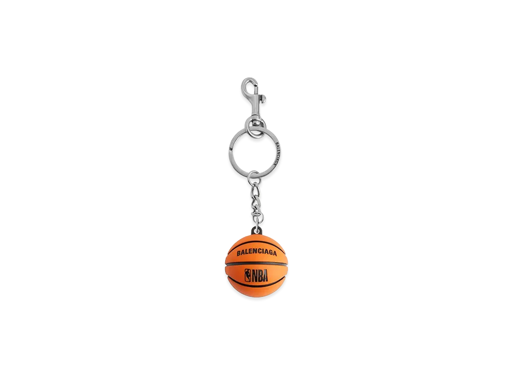 BALENCIAGA x NBA Collaboration Charm/Keyring Ball "Tangerine"
