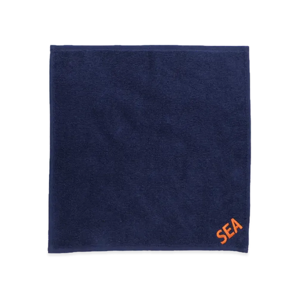 WIND AND SEA Sea Hand Towel "Navy"