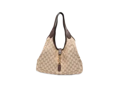 GUCCI Women's HBG G.Jackie Tote "Vintagsanddkbrown"