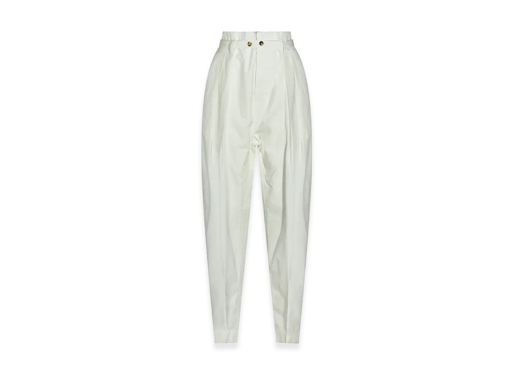 Bottega Veneta Women's Trousers "Chalk"