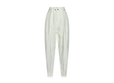 Bottega Veneta Women's Trousers "Chalk"