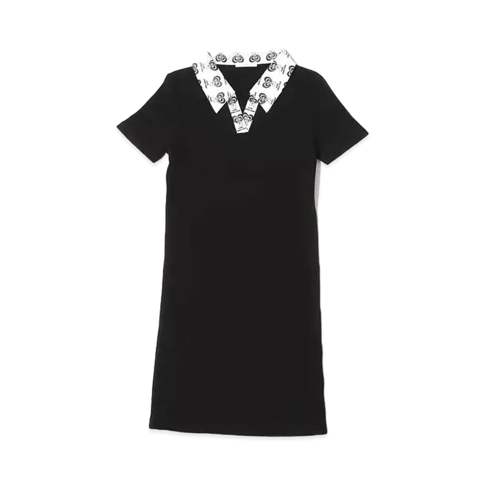 atmos pink x eicHi! HOnOKA Tight Dress With Collar "Black"