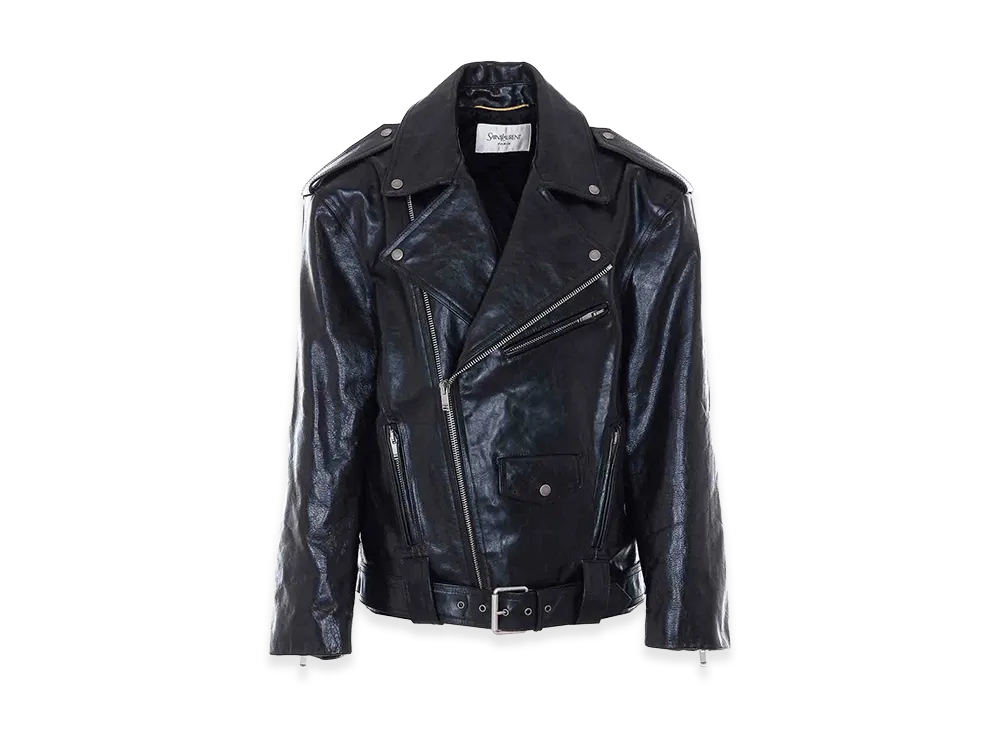 Saint Laurent Women's Biker Jacket "Black"