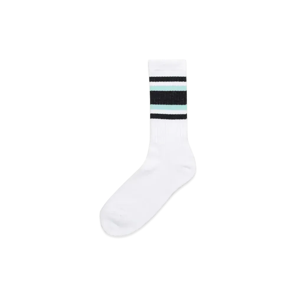 WACKO MARIA Sports Socks "White Blue"