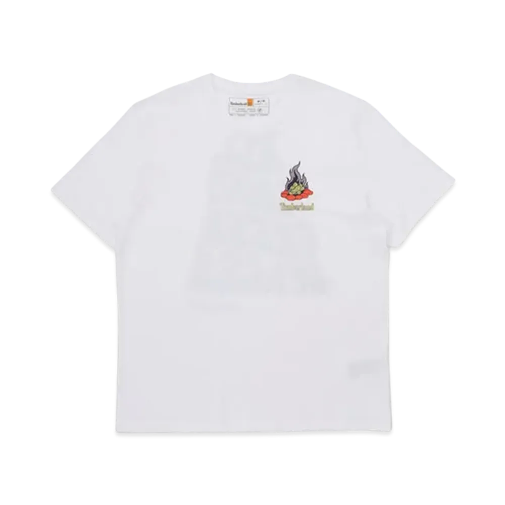 Timberland Allgender Short Sleeve Graphic Tee "White"