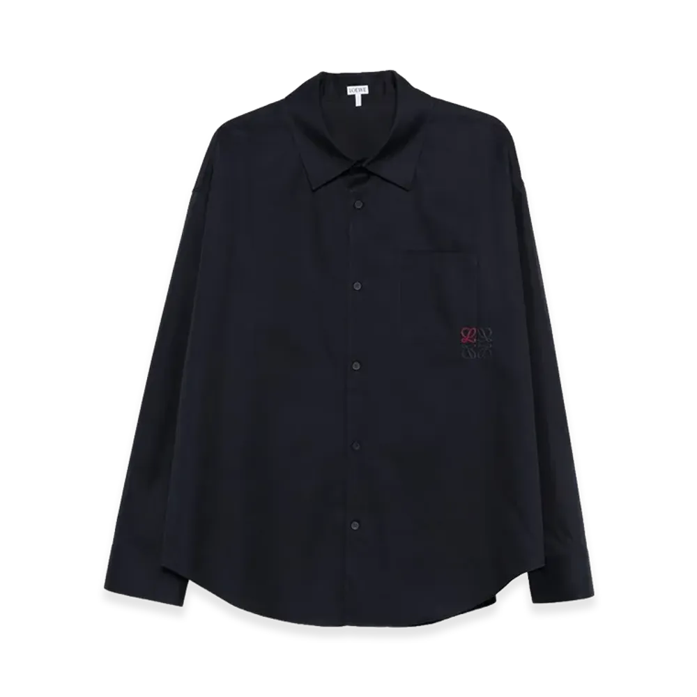 LOEWE Cotton Twill Shirt "Blue"