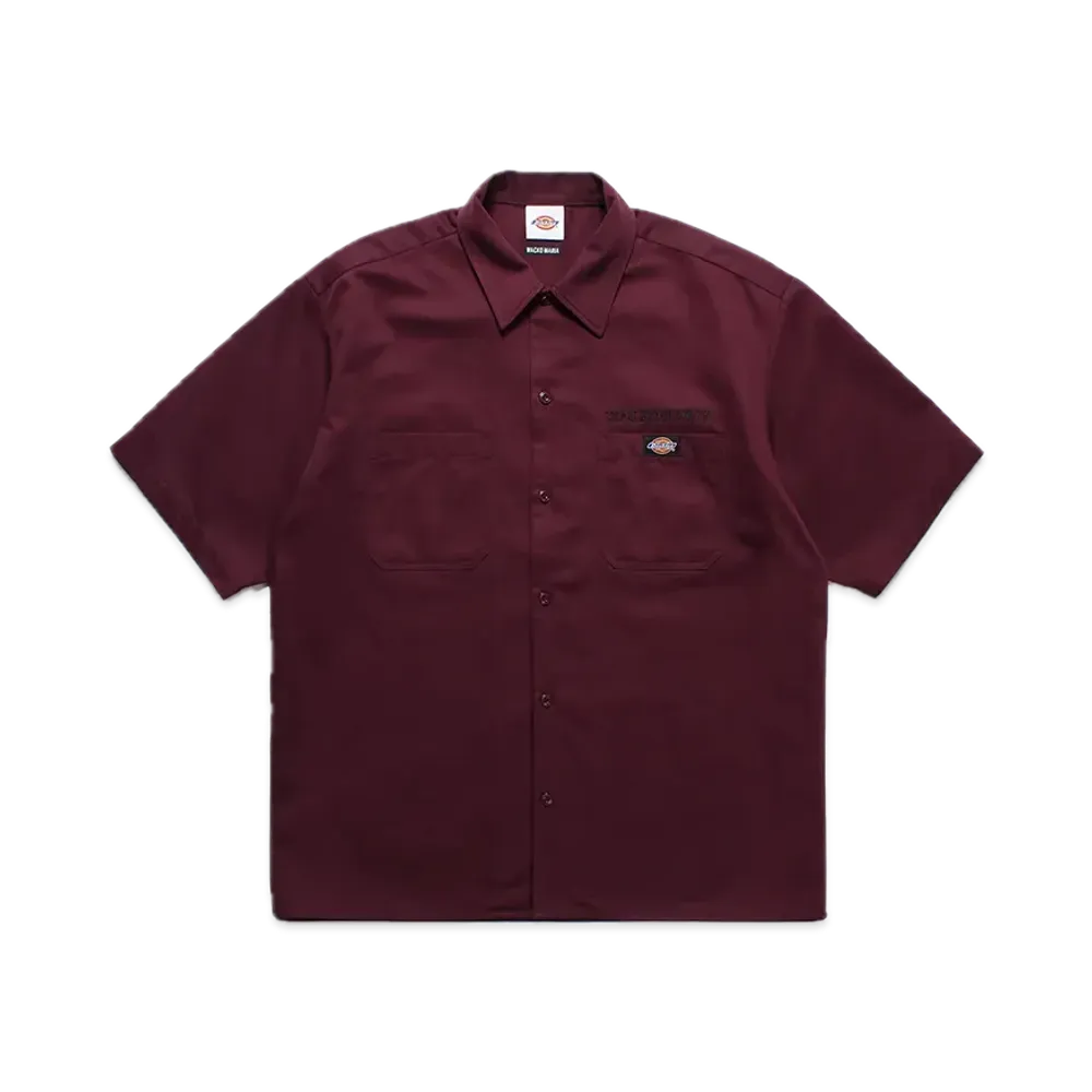 WACKO MARIA x Dickies Work Shirt "Burgundy"