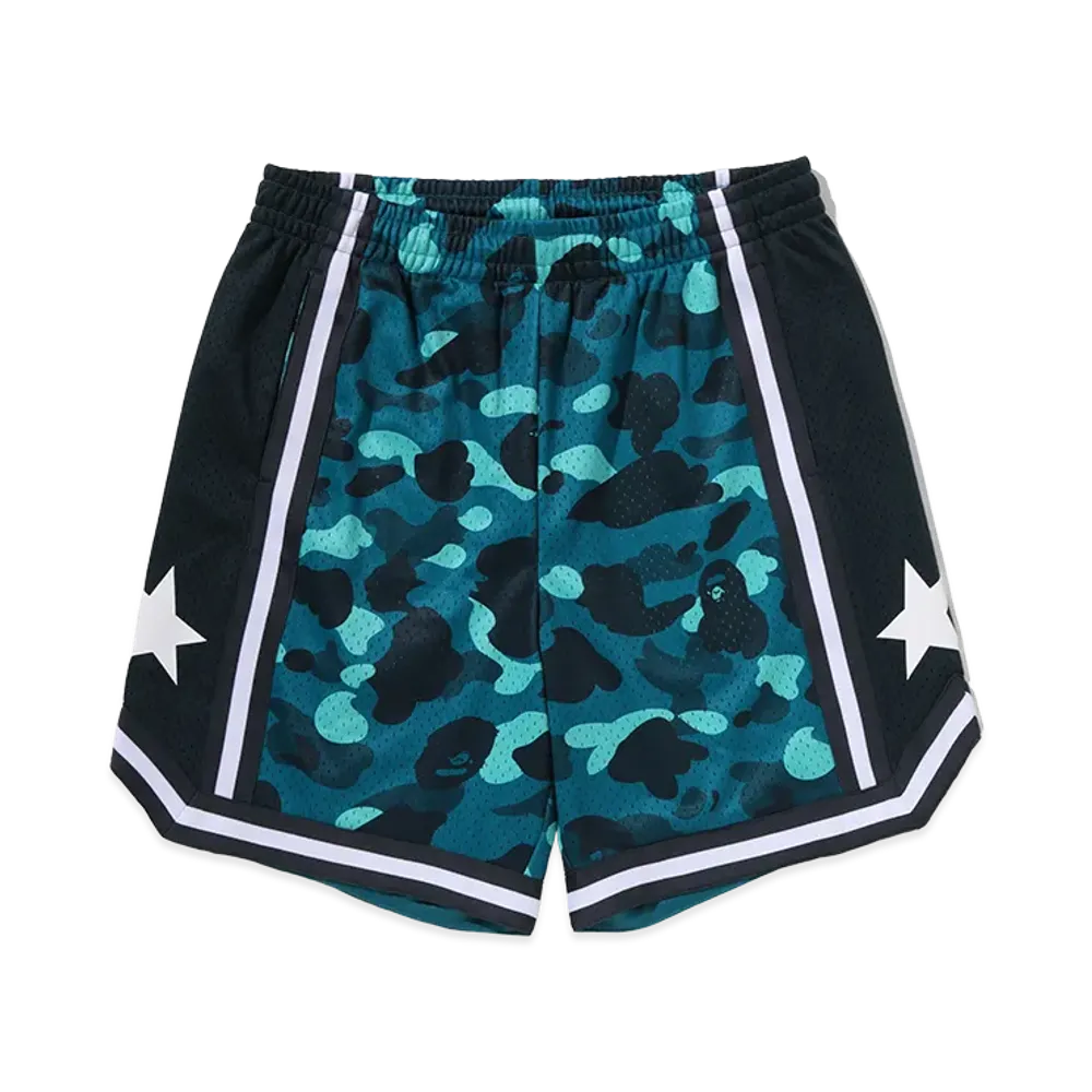 A BATHING APE Mesh Relaxed Fit Shorts "Green"