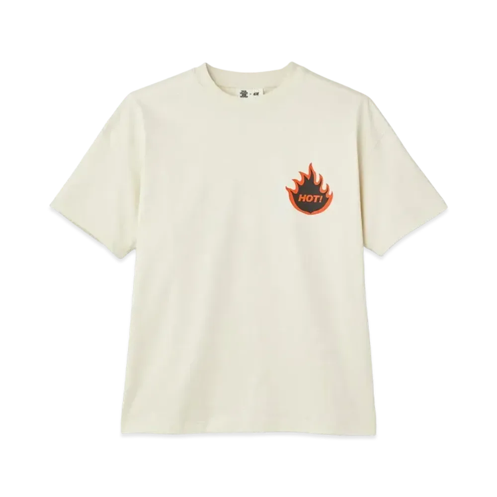 BlackEyePatch x H&M HOT COLLECTION T-SHIRT "Ivory"