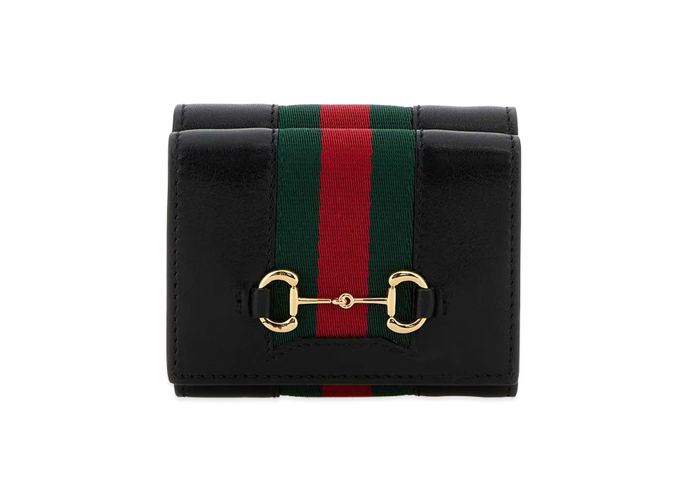 GUCCI Women's Leather Wallet "Black"