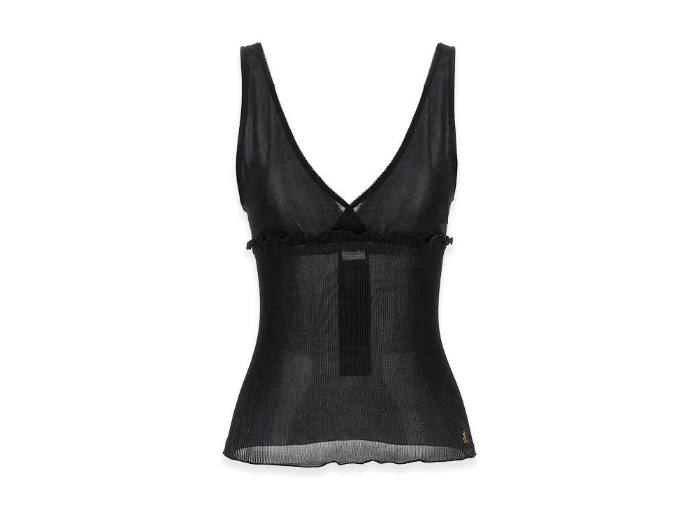 Saint Laurent Women's cassandre Top "Black"