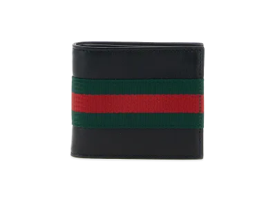 GUCCI 'Web Trademark' Wallet "Black"