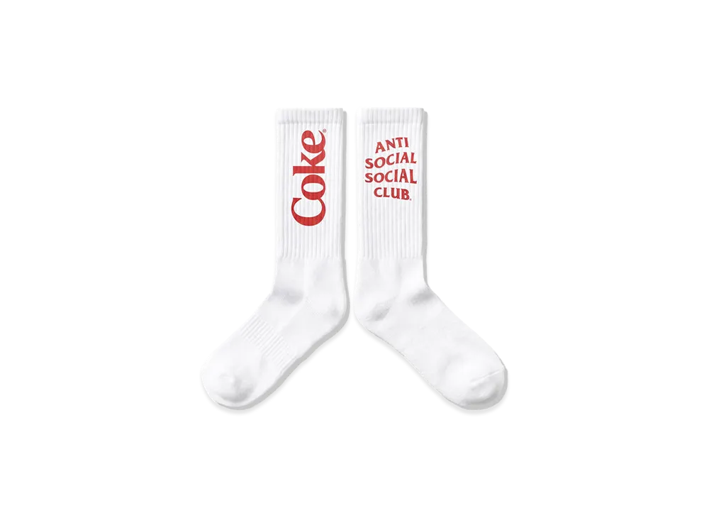 ANTI SOCIAL SOCIAL CLUB x Coca-Cola Coke Socks "Red"