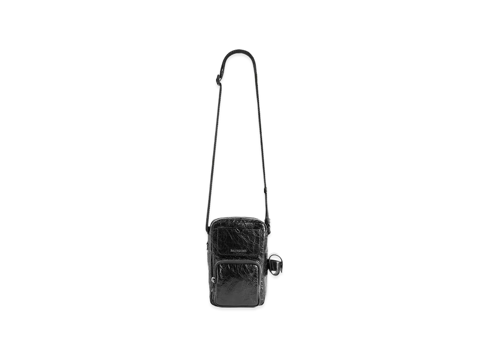 BALENCIAGA Superbusy Vertical Crossbody Bag "Black"