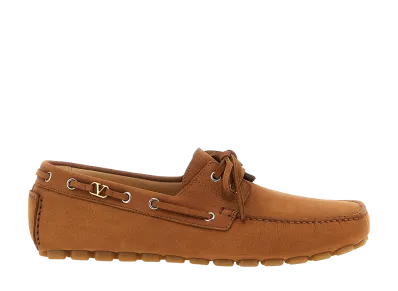 Valentino Garavani driver Fastaway Loafers "Brown"