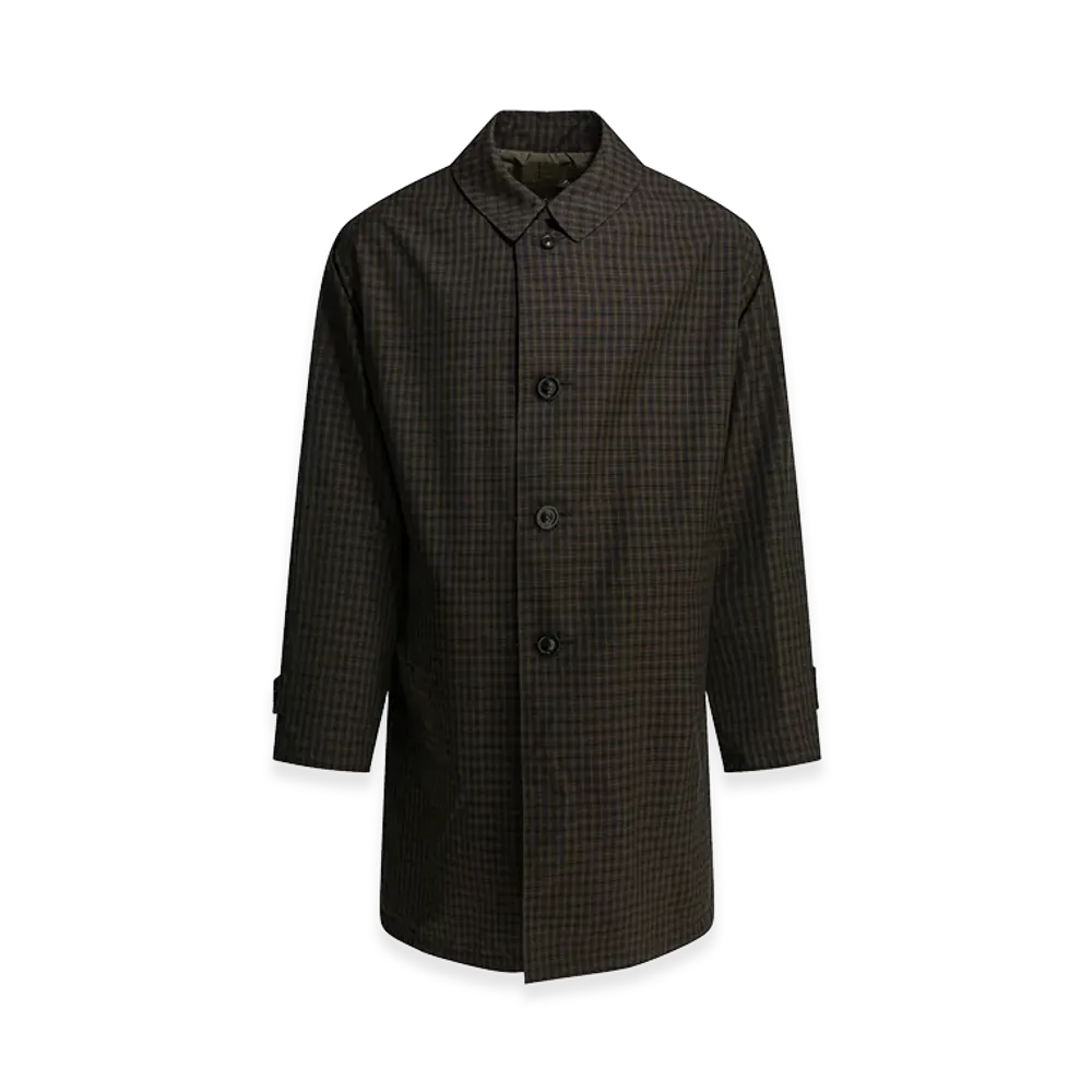 Maison Margiela Plaid Raincoat "Gray"