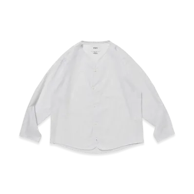 WTAPS Scout 02 / LS / Cotton. Broadcloth. Textile "White"