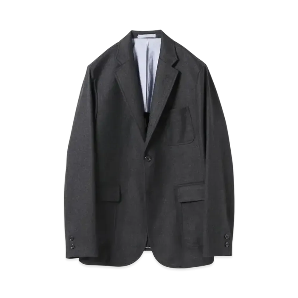 BEAMS 3B Jacket Flannel "ChacoalGray"