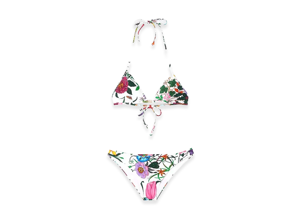 GUCCI Women's 'Gucci Flora' Bikini "White"