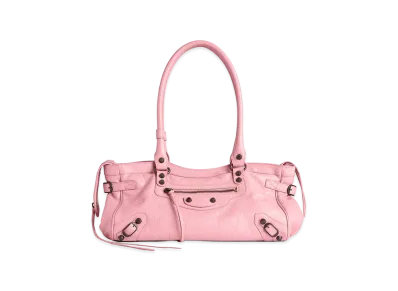 BALENCIAGA Women's Le City Bag East-West "Vintage Pink"