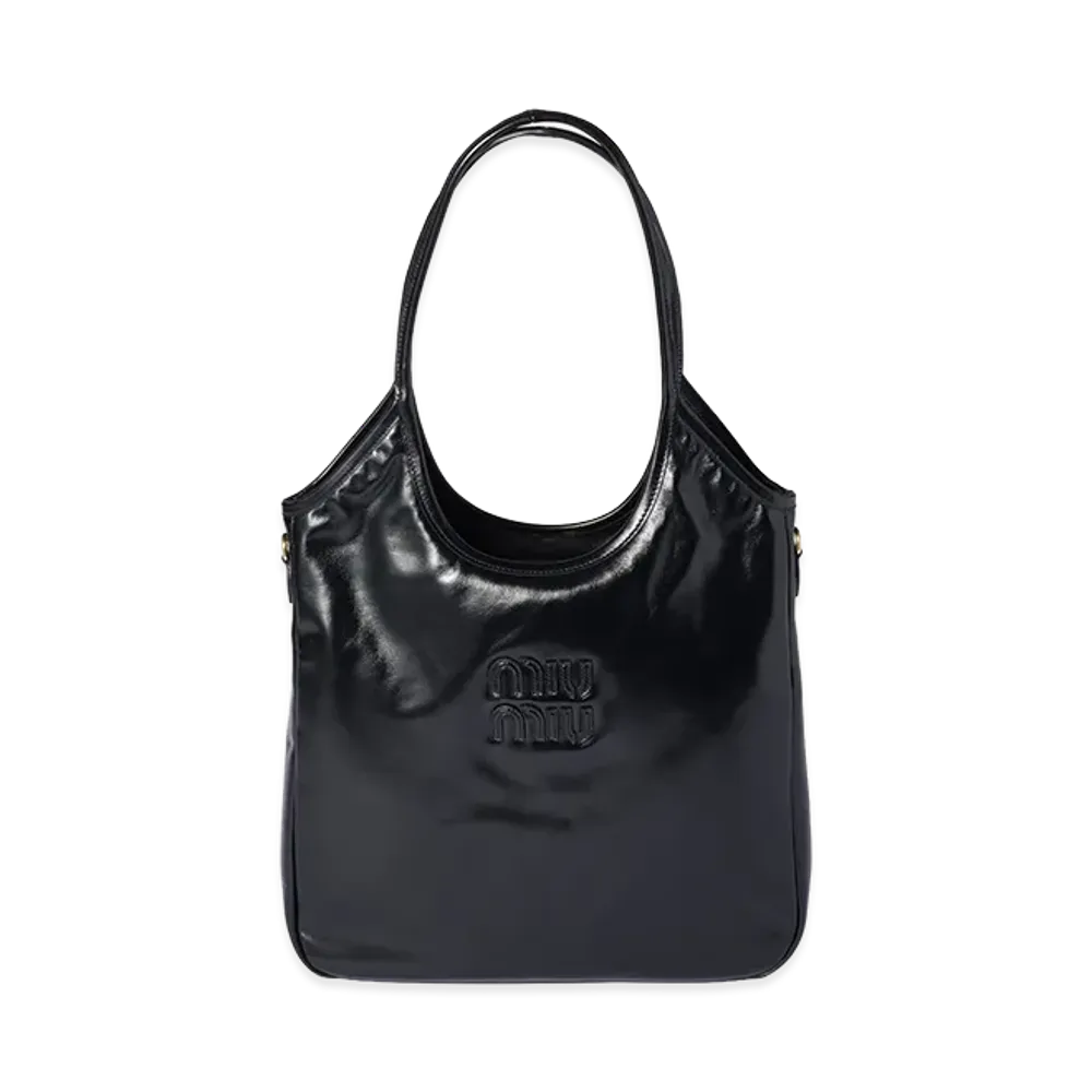 MIU MIU IVY Leather Bag "Black"