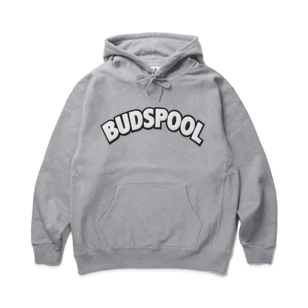 APHRODITEGANG BUDSPOOL HEAVY WEIGHT HOODED SWEAT SHIRT "Grey"
