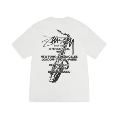 Stussy Beat Sounds Tee Pigment Dyed "Natural"