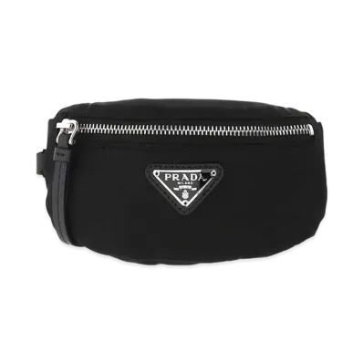 PRADA Re-Nylon Strap Mini Pouch "Black"