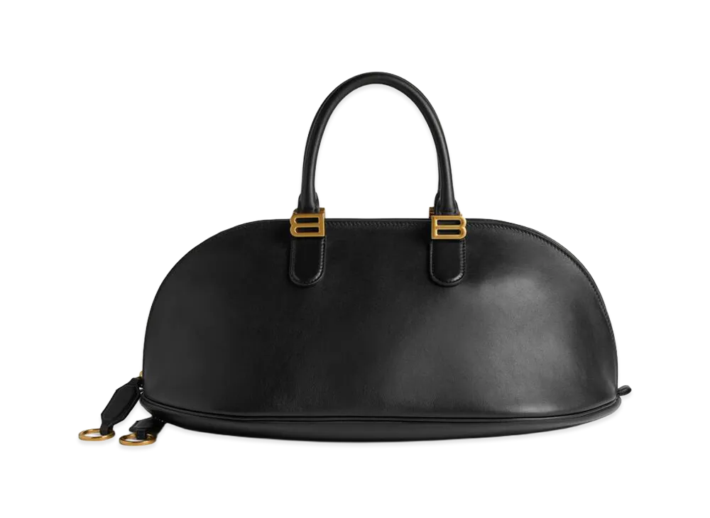 BALENCIAGA Women's Bolero Bowling Bag Medium "Black"