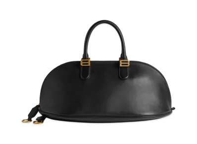 BALENCIAGA Women's Bolero Bowling Bag Medium "Black"