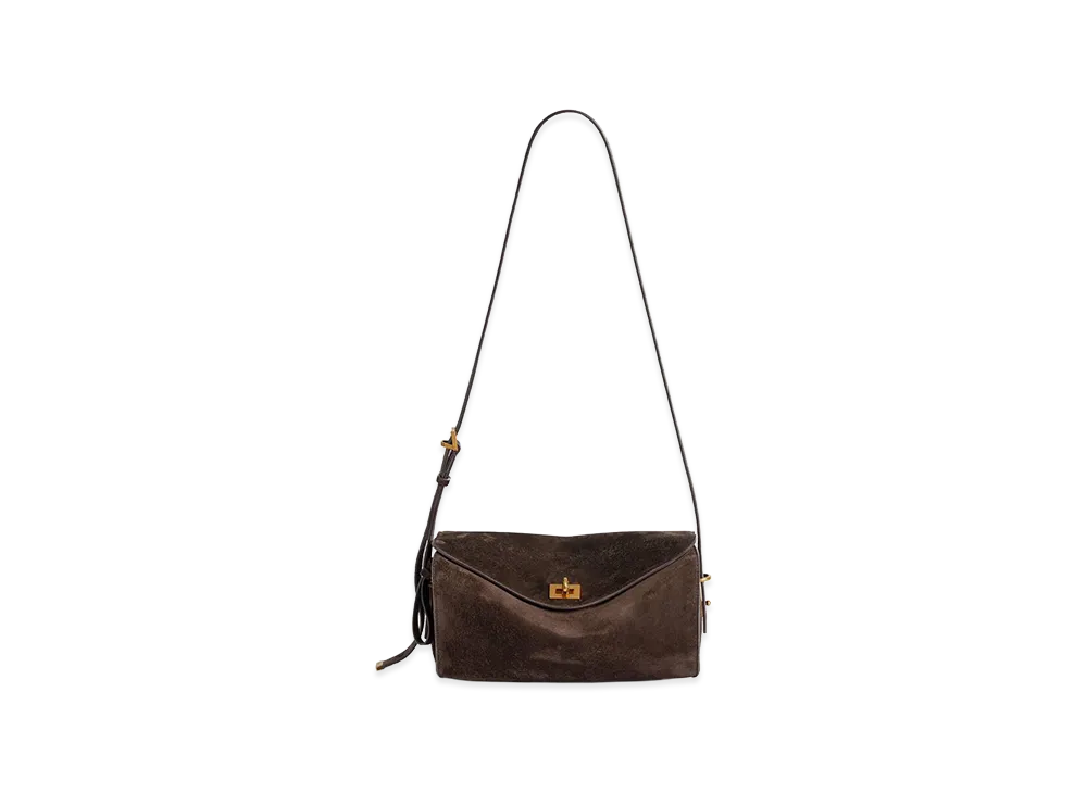 BALENCIAGA Le 7 Shoulder Bag Medium "Mocha"