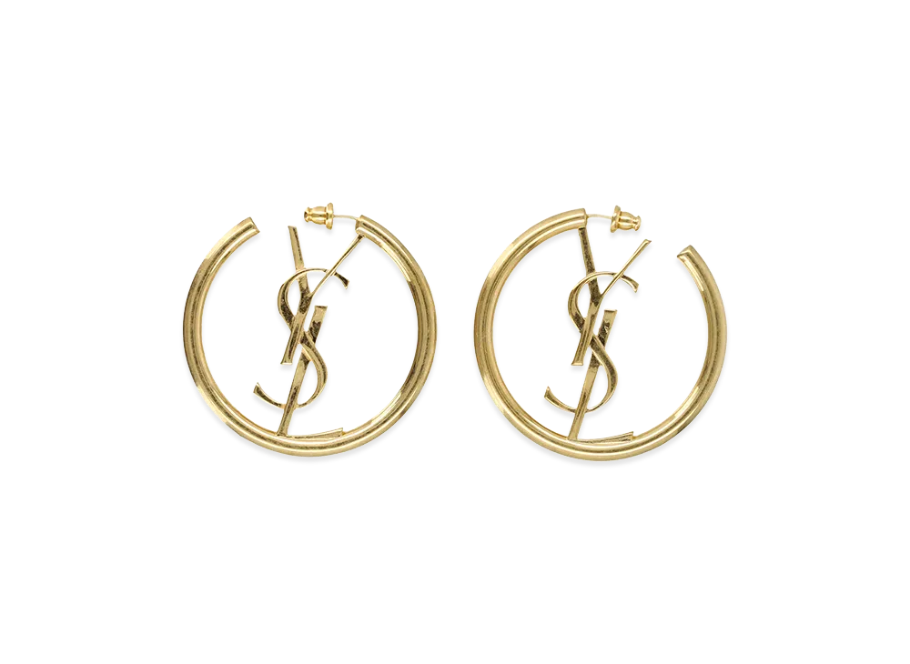 Saint Laurent Women's Earrings "Gold"