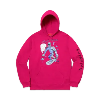 Supreme Daniel Johnston Hooded Sweatshirt "Fuchsia"