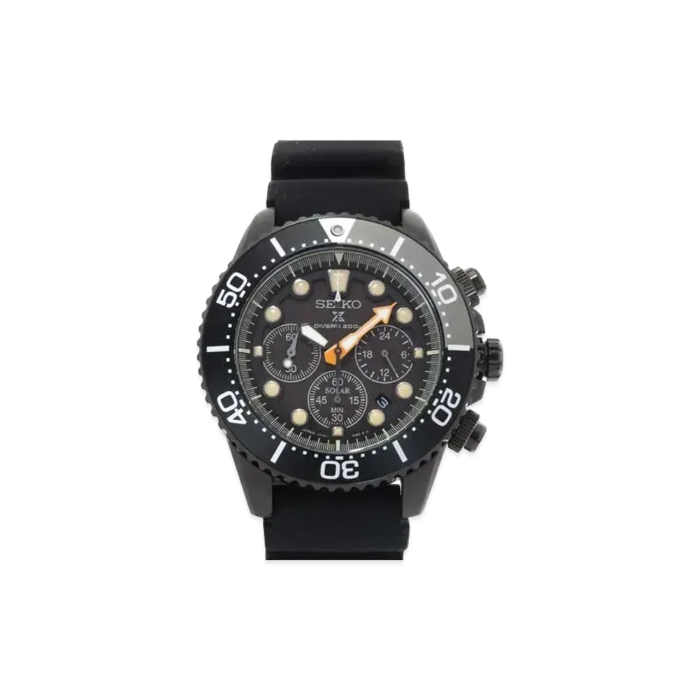 SEIKO Prospex Diver Scuba Solar Chronograph Special Limited Model "Black" SBDL053
