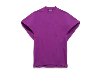 BALENCIAGA Women's Structured T-Shirt "Purple"