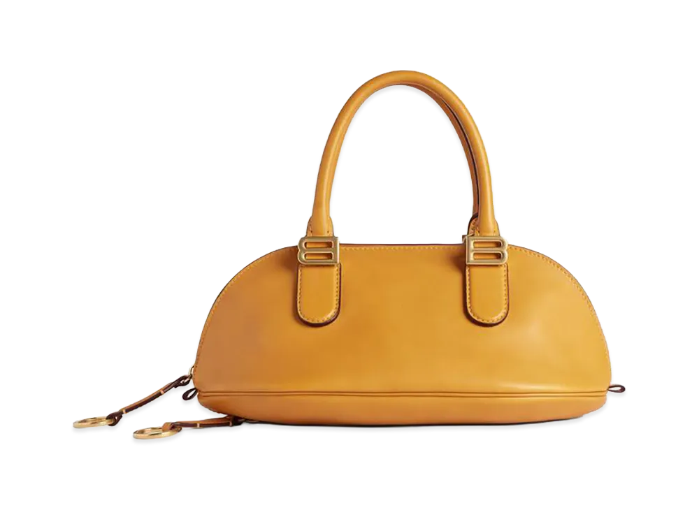 BALENCIAGA Women's Bolero Bowling Bag Mini "Curry"