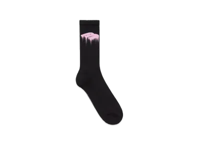 BALENCIAGA Wet Brush Socks "Pink/Black"