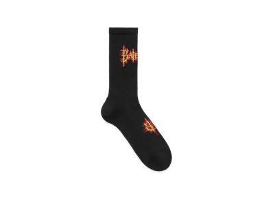 BALENCIAGA Sacre Coeur Socks "Black/Yellow"