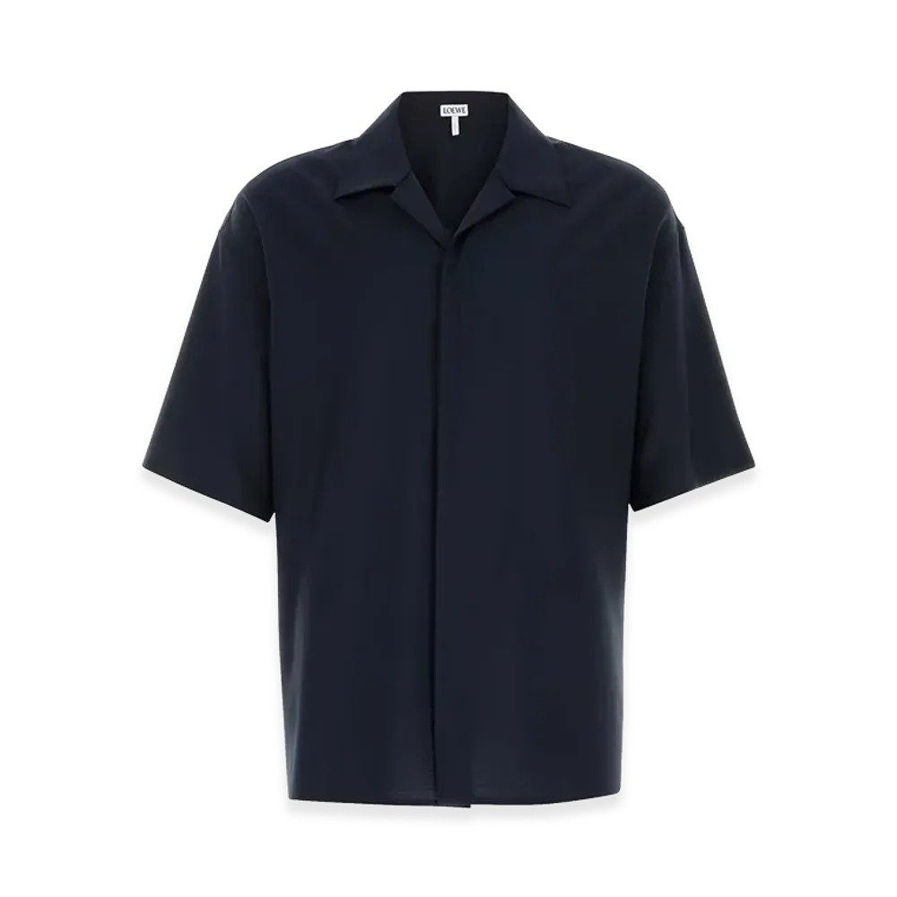 LOEWE Wool Shirt "Blue"